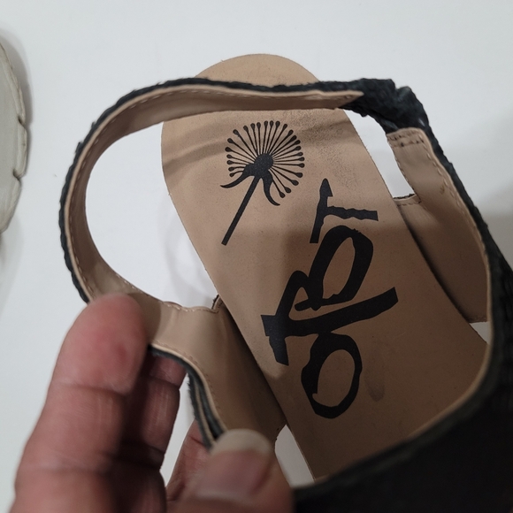 OTBT - Montane Black Platform Wedge Size 8M - Picture 6 of 12